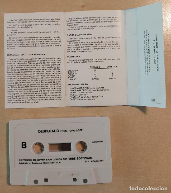 Videojuegos y consolas: Desperado Amstrad Cinta - Foto 7