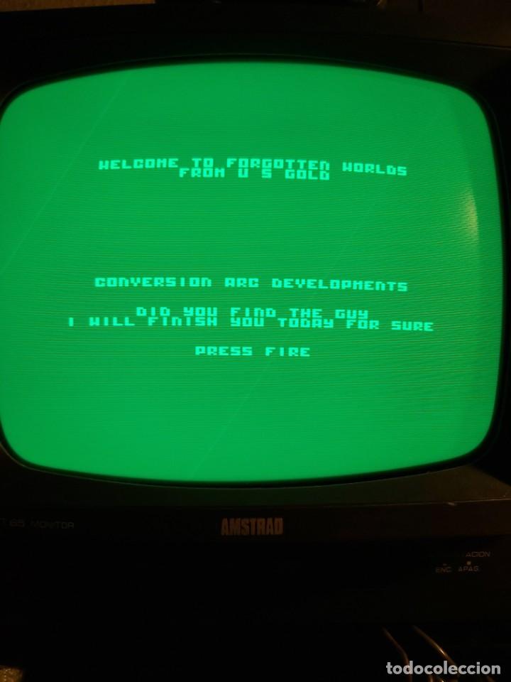 Videojuegos y consolas: Forgotten Worlds Amstrad Cinta - Foto 4