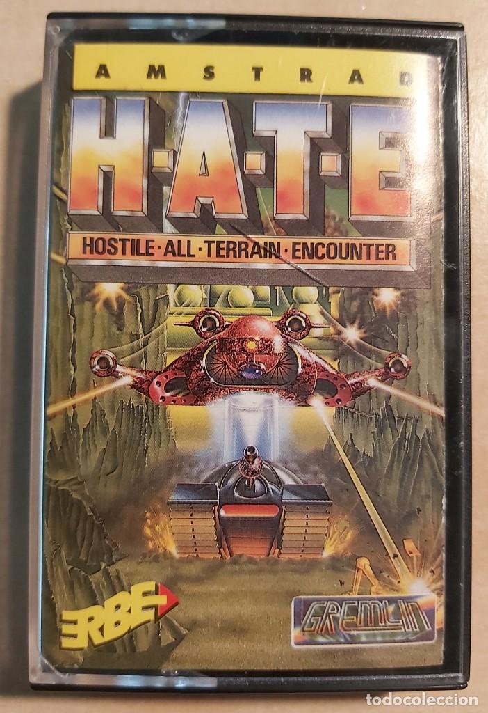 Videojuegos y consolas: H.A.T.E Hostile All Terrain Encounter Amstrad Cinta - Foto 1