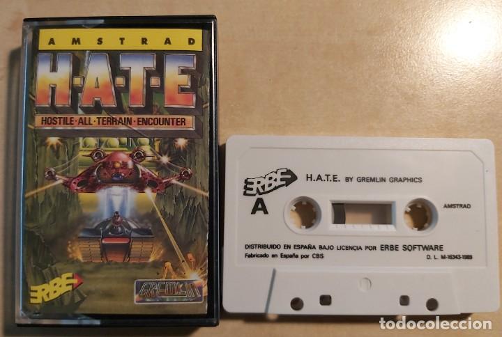 Videojuegos y consolas: H.A.T.E Hostile All Terrain Encounter Amstrad Cinta - Foto 8