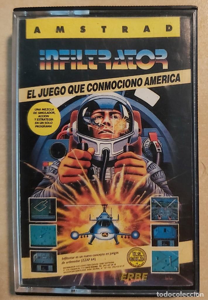 Videojuegos y consolas: Infiltrator Amtrad Cinta - Foto 1