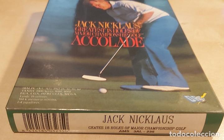 Videojuegos y consolas: Jack Nicklaus Golf Amstrad Cinta - Foto 3