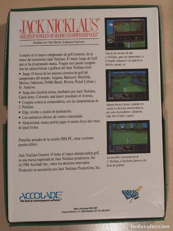 Videojuegos y consolas: Jack Nicklaus Golf Amstrad Cinta - Foto 4