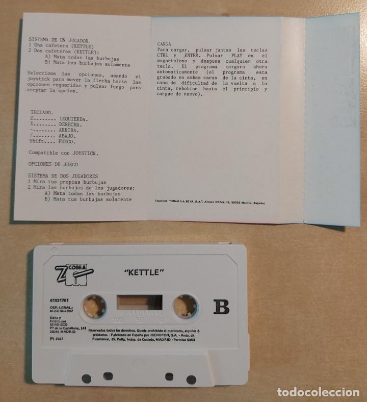 Videojuegos y consolas: Kettle Amstrad Cinta - Foto 3