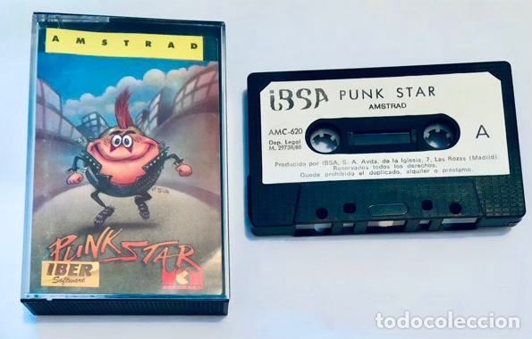 Videojuegos y consolas: Punk Star [Genesis Software] 1988 - Iber Software IBSA MCM Sofware [AMSTRAD CPC] AMC 620 - Foto 3
