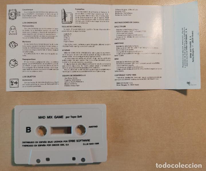 Videojuegos y consolas: Mad Mix Game Amstrad Cinta - Foto 5