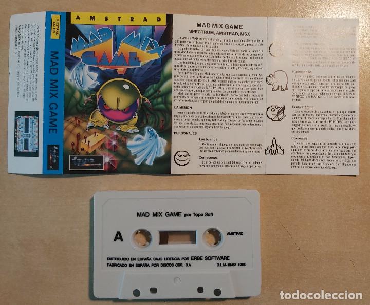 Videojuegos y consolas: Mad Mix Game Amstrad Cinta - Foto 6