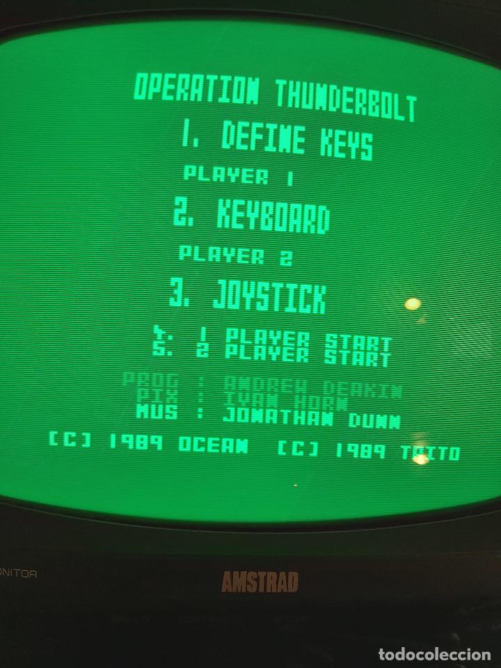 Videojuegos y consolas: Operation Wolf + Thunderbolt Amstrad Cinta - Foto 6