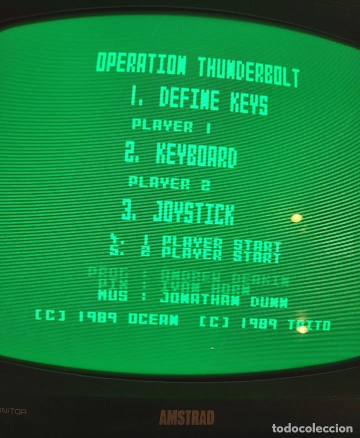Videojuegos y consolas: Operation Wolf + Thunderbolt Amstrad Cinta - Foto 7