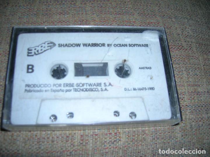Videojuegos y consolas: Shadow Warrior by Ocean Sofware. ERBE. A&ntilde;o 1990. Solo cinta casete. - Foto 1