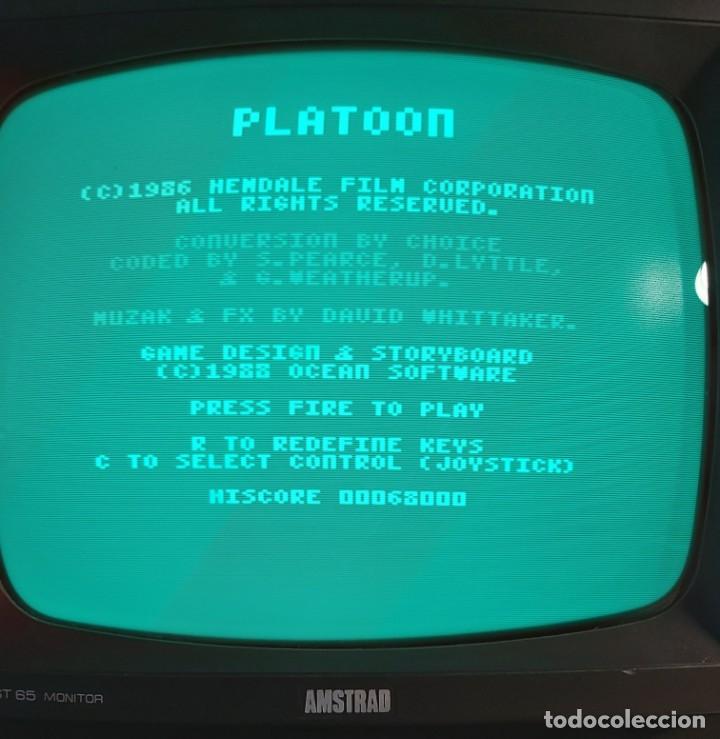 Videojuegos y consolas: Platoon Amstrad Cinta - Foto 3