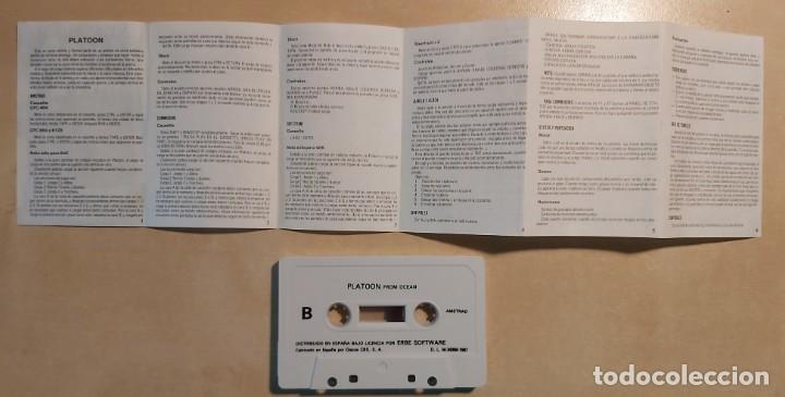 Videojuegos y consolas: Platoon Amstrad Cinta - Foto 4