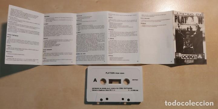 Videojuegos y consolas: Platoon Amstrad Cinta - Foto 5