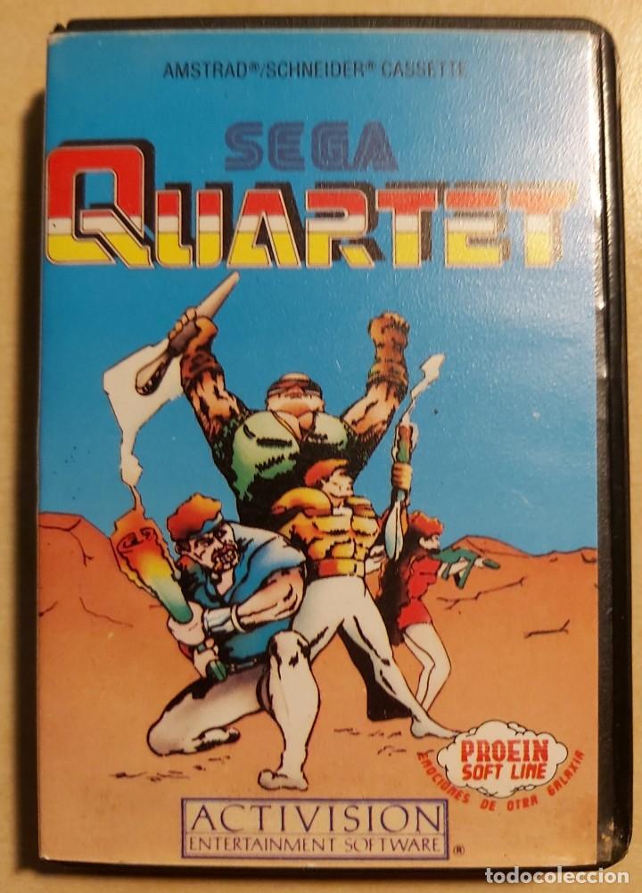 Videojuegos y consolas: Quartet Amstrad Cinta - Foto 1