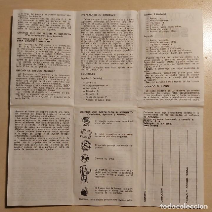 Videojuegos y consolas: Quartet Amstrad Cinta - Foto 4