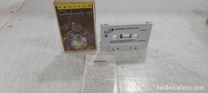 Videojuegos y consolas: ANTIGUO JUEGO DE AMSTRAD EN CINTA SPHERICAL - Foto 1
