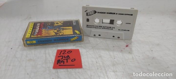 Videojuegos y consolas: ANTIGUO JUEGO DE AMSTRAD EN CINTA SHADOW WARRIORS - Foto 2