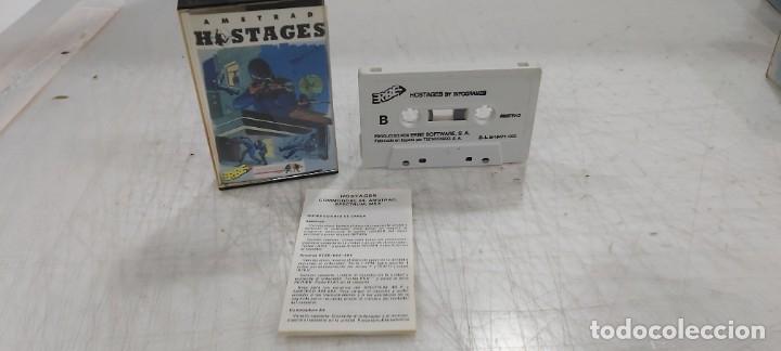 Videojuegos y consolas: ANTIGUO JUEGO DE AMSTRAD EN CINTA HOSTAGES - Foto 1