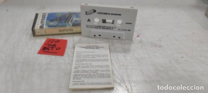 Videojuegos y consolas: ANTIGUO JUEGO DE AMSTRAD EN CINTA HOSTAGES - Foto 2