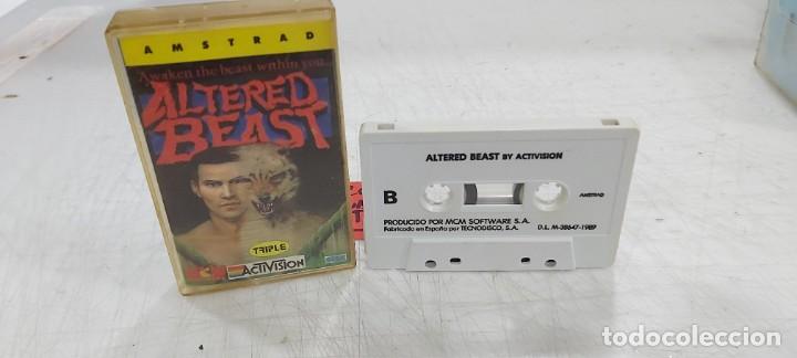 Videojuegos y consolas: ANTIGUO JUEGO DE AMSTRAD EN CINTA ALTERED BEAST - Foto 1
