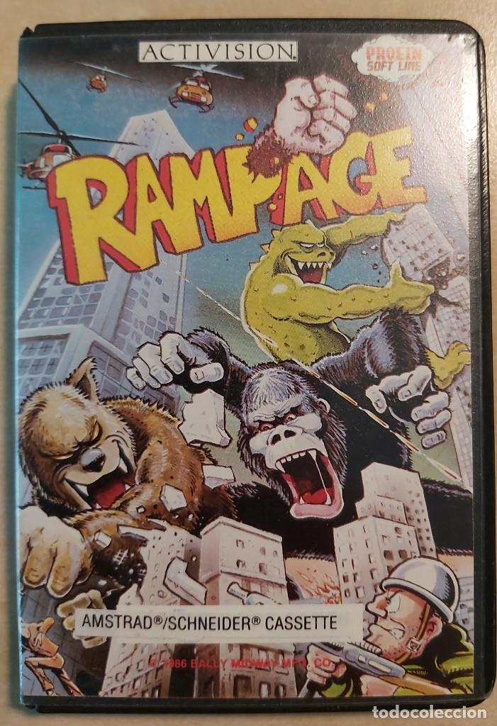 Videojuegos y consolas: Rampage Amstrad Cinta - Foto 1