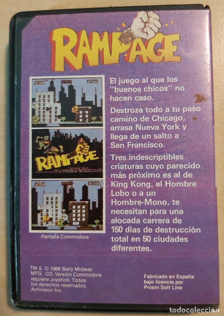 Videojuegos y consolas: Rampage Amstrad Cinta - Foto 6