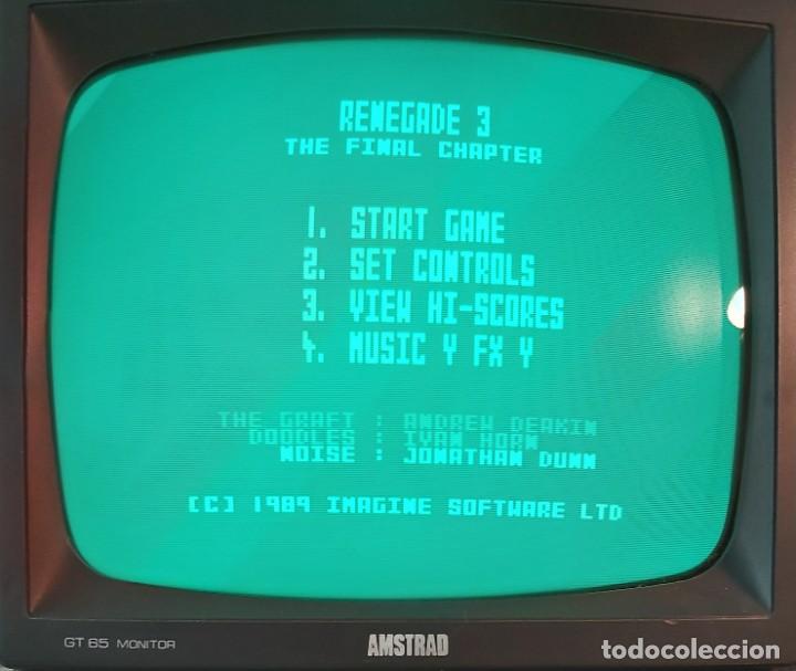 Videojuegos y consolas: Renegade III Amstrad Cinta - Foto 3