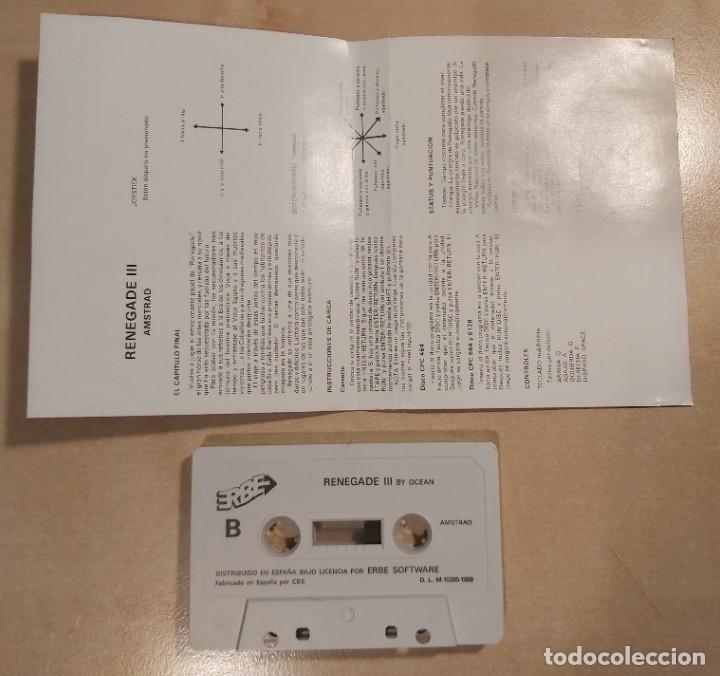 Videojuegos y consolas: Renegade III Amstrad Cinta - Foto 4