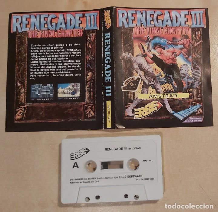 Videojuegos y consolas: Renegade III Amstrad Cinta - Foto 5
