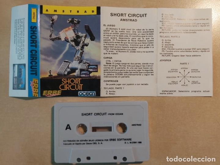 Videojuegos y consolas: Short Circuit Amstrad Cinta - Foto 3