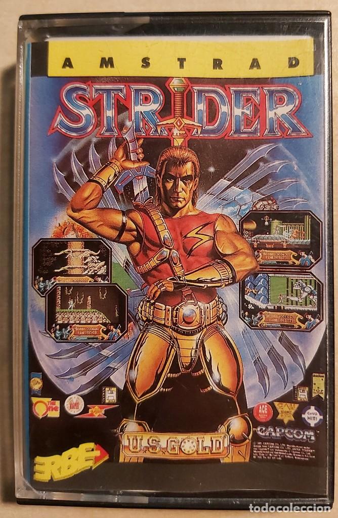 Videojuegos y consolas: Strider Amstrad Cinta - Foto 1