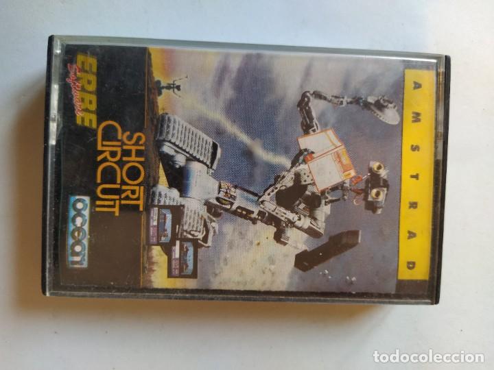 Videojuegos y consolas: SHORT CIRCUIT CPC CASSETTE CINTA AMSTRAD - Foto 1