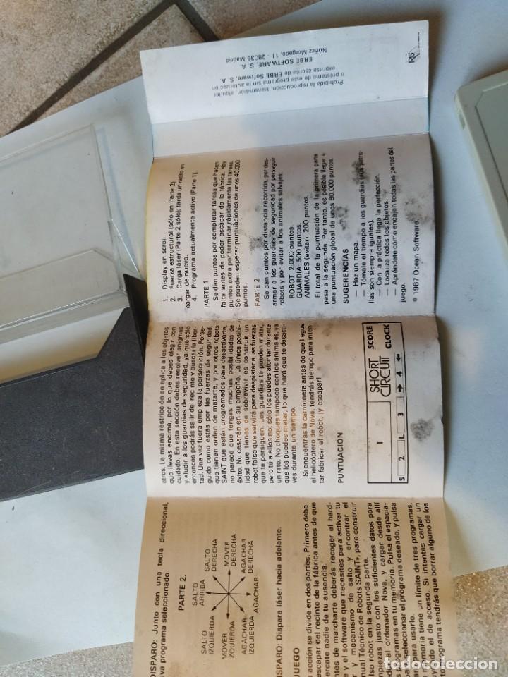 Videojuegos y consolas: SHORT CIRCUIT CPC CASSETTE CINTA AMSTRAD - Foto 4