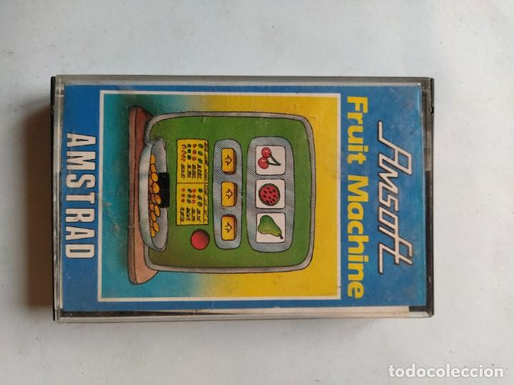 Videojuegos y consolas: FRUIT MACHINE AMSOFT CPC CASSETTE CINTA AMSTRAD - Foto 1