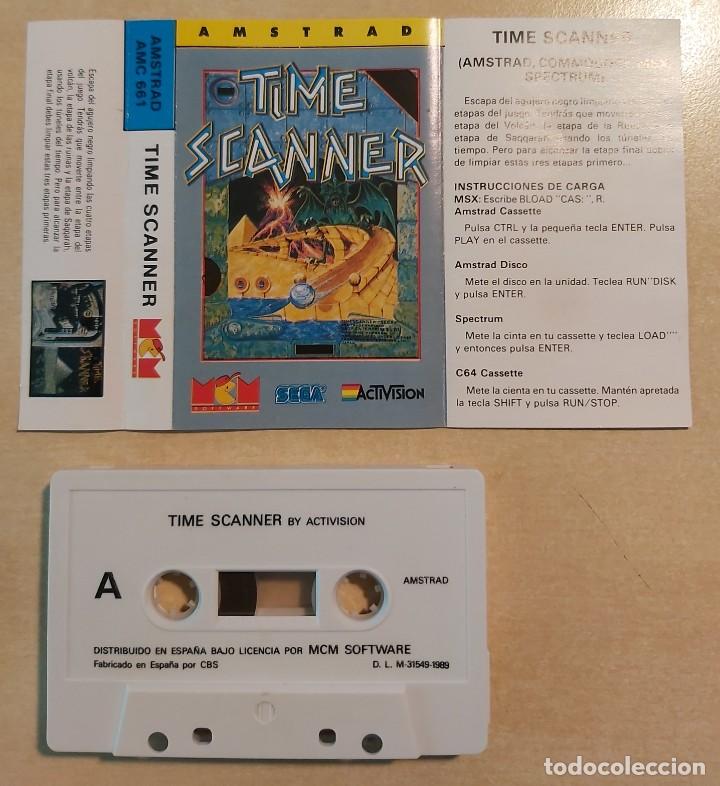 Videojuegos y consolas: Time Scanner Amstrad Cinta - Foto 6