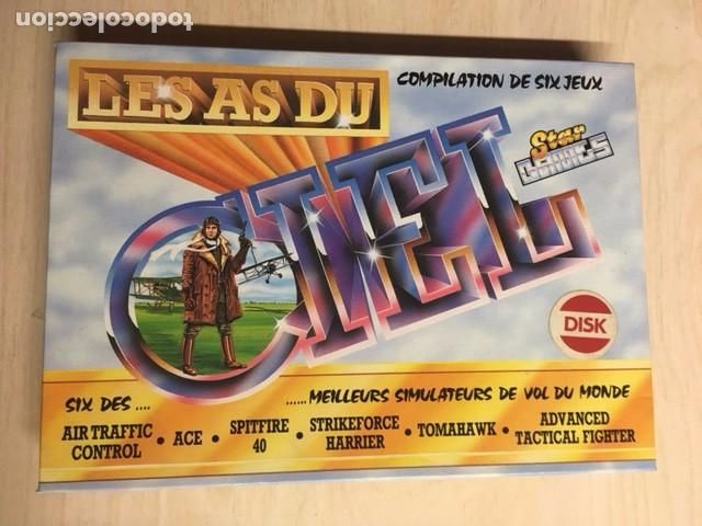 Videojuegos y consolas: LES AS DU CIEL Amstrad Disco - Foto 1