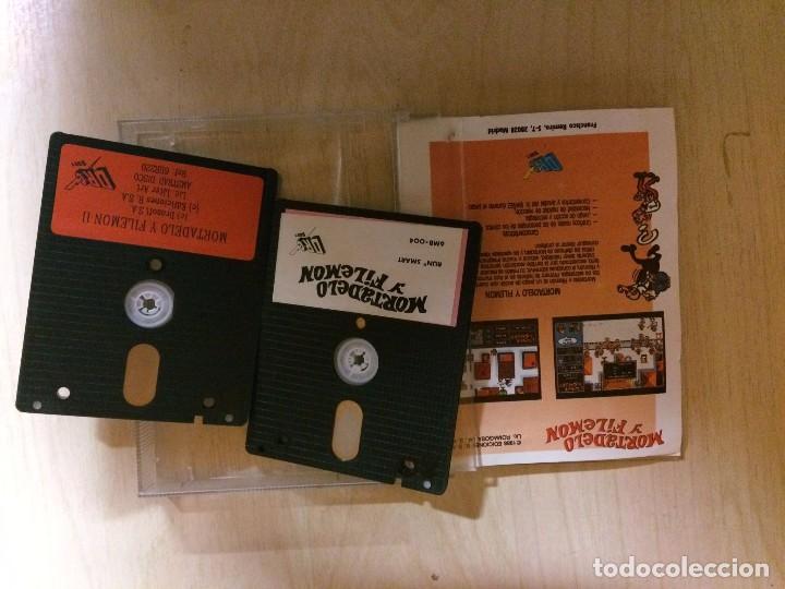 Videojuegos y consolas: MORTADELO Y FILEM&Oacute;N I Y II amstrad DISCO - Foto 3