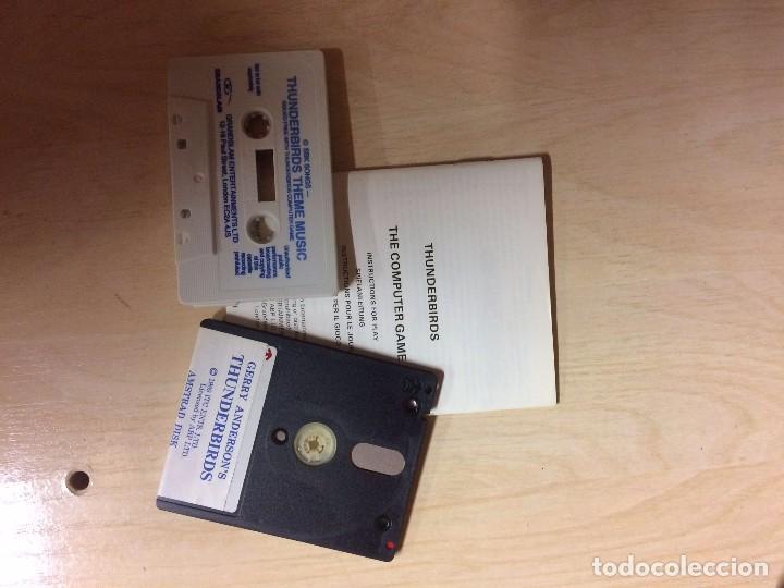 Videojuegos y consolas: THUNDERBIRDS AMSTRAD DISCO Y CINTA - Foto 3