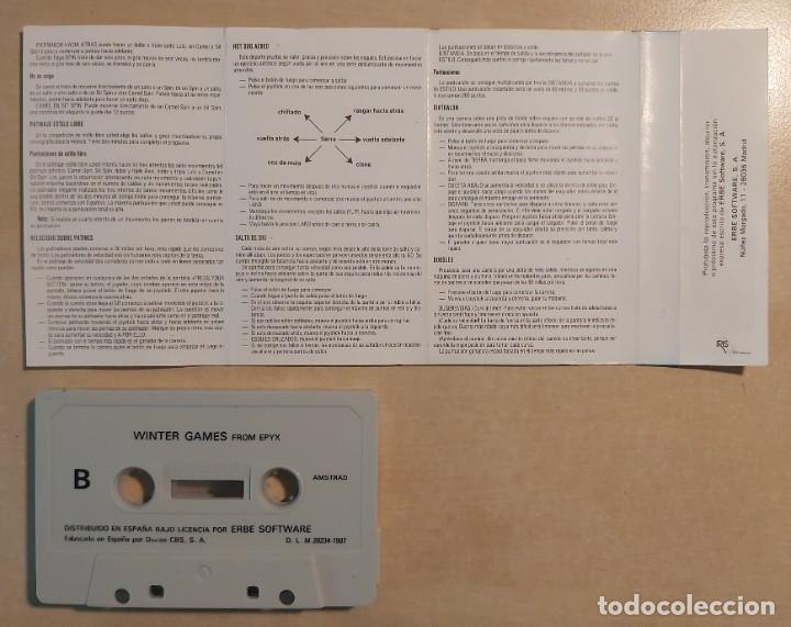 Videojuegos y consolas: Winter Games Amstrad Cinta - Foto 6