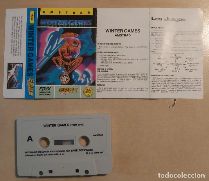 Videojuegos y consolas: Winter Games Amstrad Cinta - Foto 7