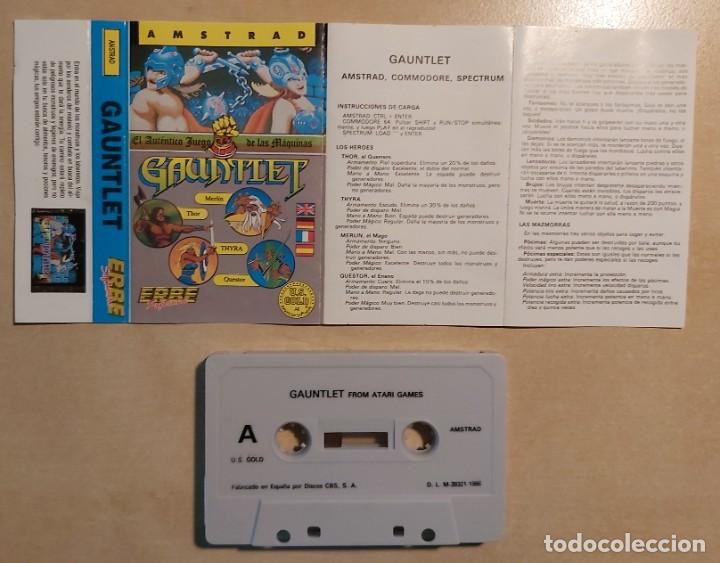 Videojuegos y consolas: Gauntlet Amstrad Cinta - Foto 2