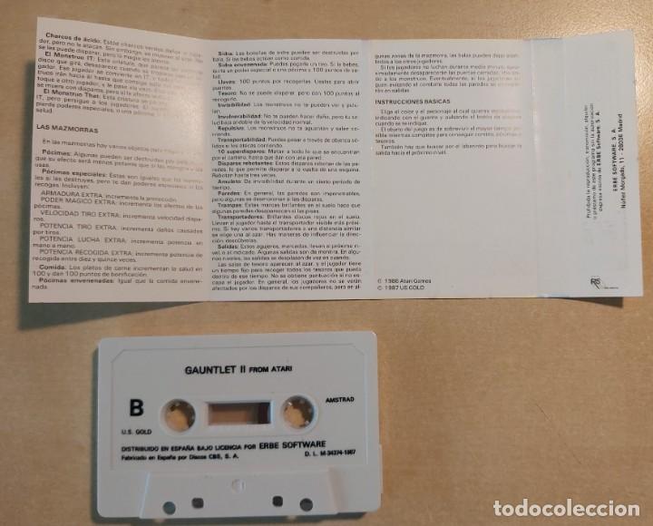 Videojuegos y consolas: Gauntlet II Amstrad Cinta - Foto 5