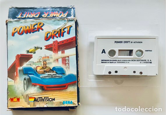 Videojuegos y consolas: Power Drift [Activision] 1989 MCM Software ERBE [Amstrad CPC] - Foto 5