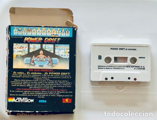 Videojuegos y consolas: Power Drift [Activision] 1989 MCM Software ERBE [Amstrad CPC] - Foto 6