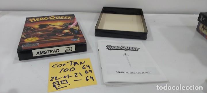 Videojuegos y consolas: ANTIGUO JUEGO PARA AMSTRAD HERO QUEST - Foto 8