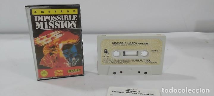 Videojuegos y consolas: ANTIGUO JUEGO PARA AMSTRAD IMPOSSIBLE MISSION - Foto 1