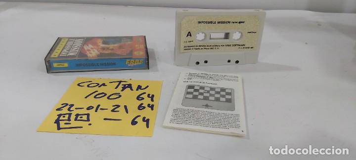 Videojuegos y consolas: ANTIGUO JUEGO PARA AMSTRAD IMPOSSIBLE MISSION - Foto 2