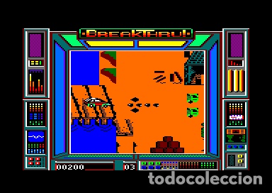Videojuegos y consolas: Breakthru [US Gold] 1986 Data East - Erbe Software [Amstrad CPC] Break Thru - Foto 7