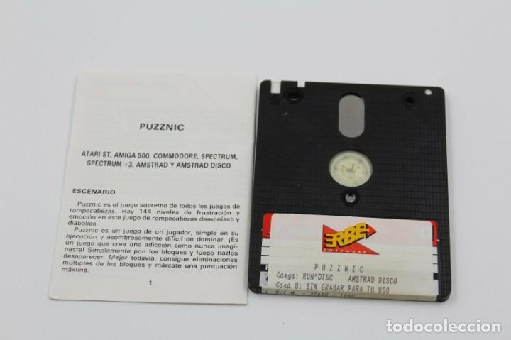 Videojuegos y consolas: AMSTRAD DISK DISCO PUZZNIC VERSION ESPA&Ntilde;OLA ERBE - Foto 3