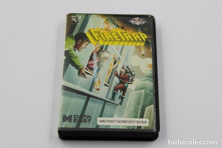Videojuegos y consolas: AMSTRAD DISK DISCO FIRETRAP & SCHWARZENEGGER PREDATOR VERSION ESPA&Ntilde;OLA - Foto 1